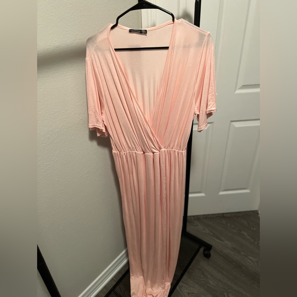 Pink maxi dress